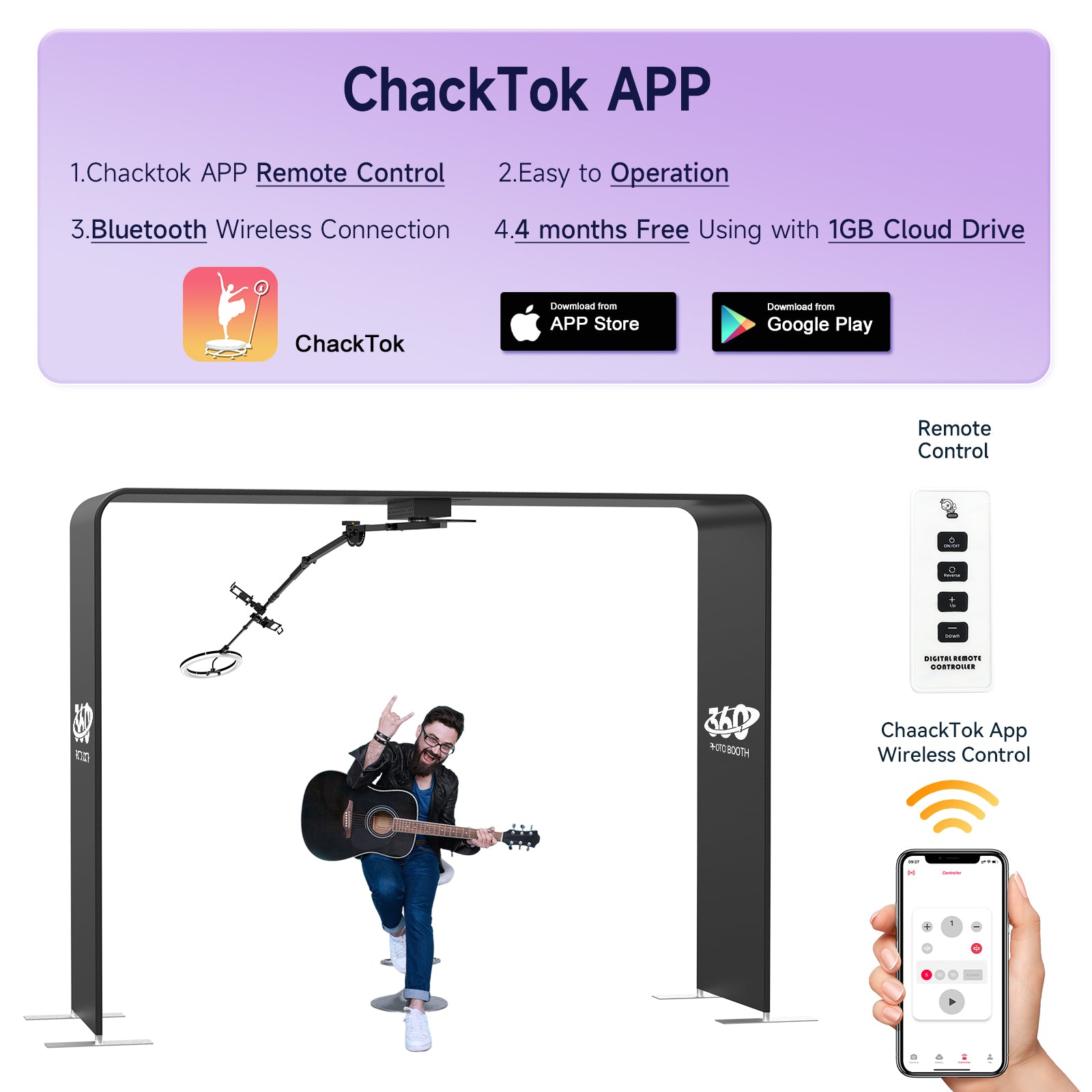 Overhead 360 Photo Booth