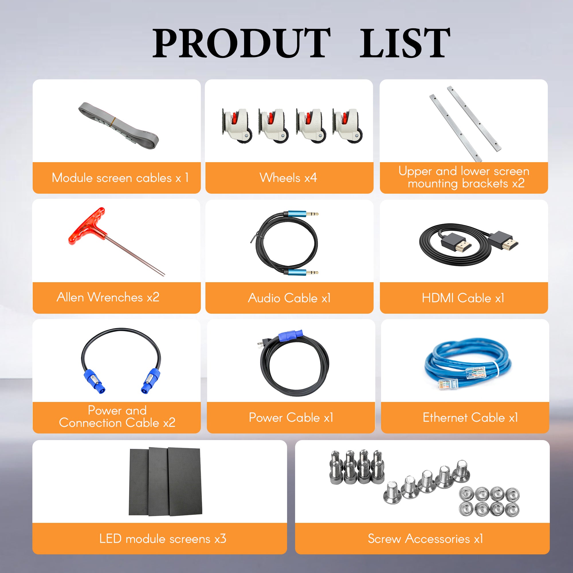 YIXZSWD Foldable LED Screen Display(Single Unit)