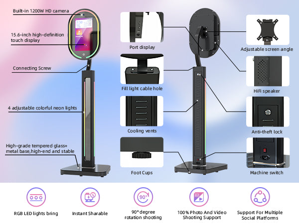 HARZHI 15.6inch Magic mirror