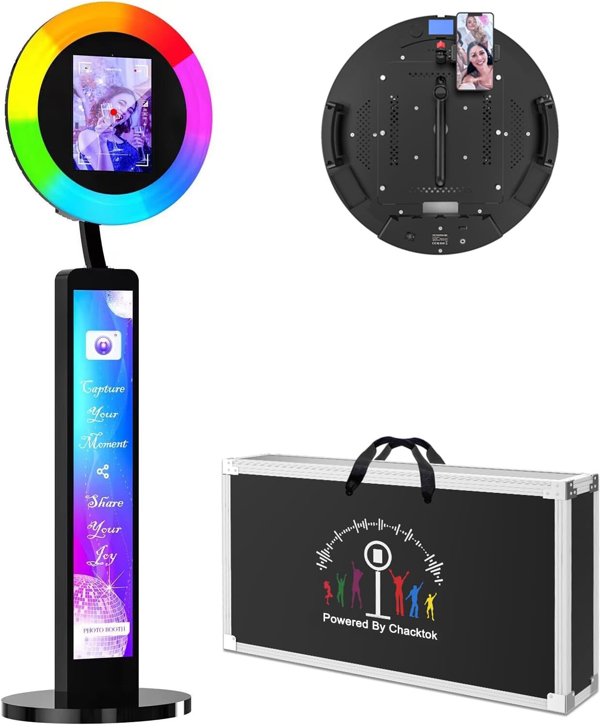 HARZHI 2-in-1 Roaming Photo Booth(Lightbox)