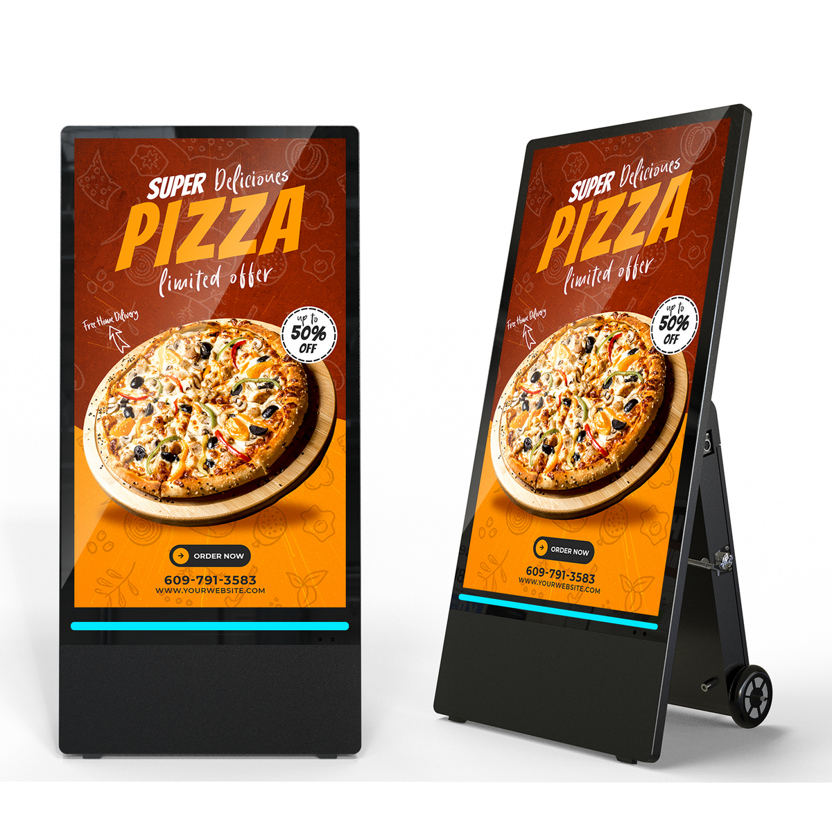 HARZHI Portable Semi Outdoor LCD Screen