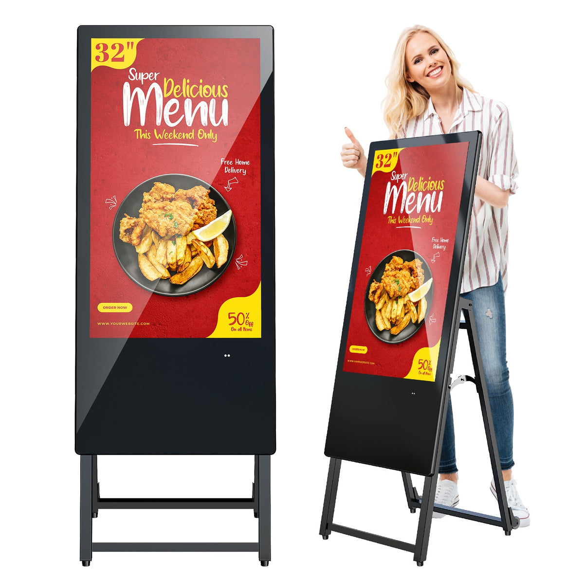 HARZHI Portable Semi Indoor LCD Screen