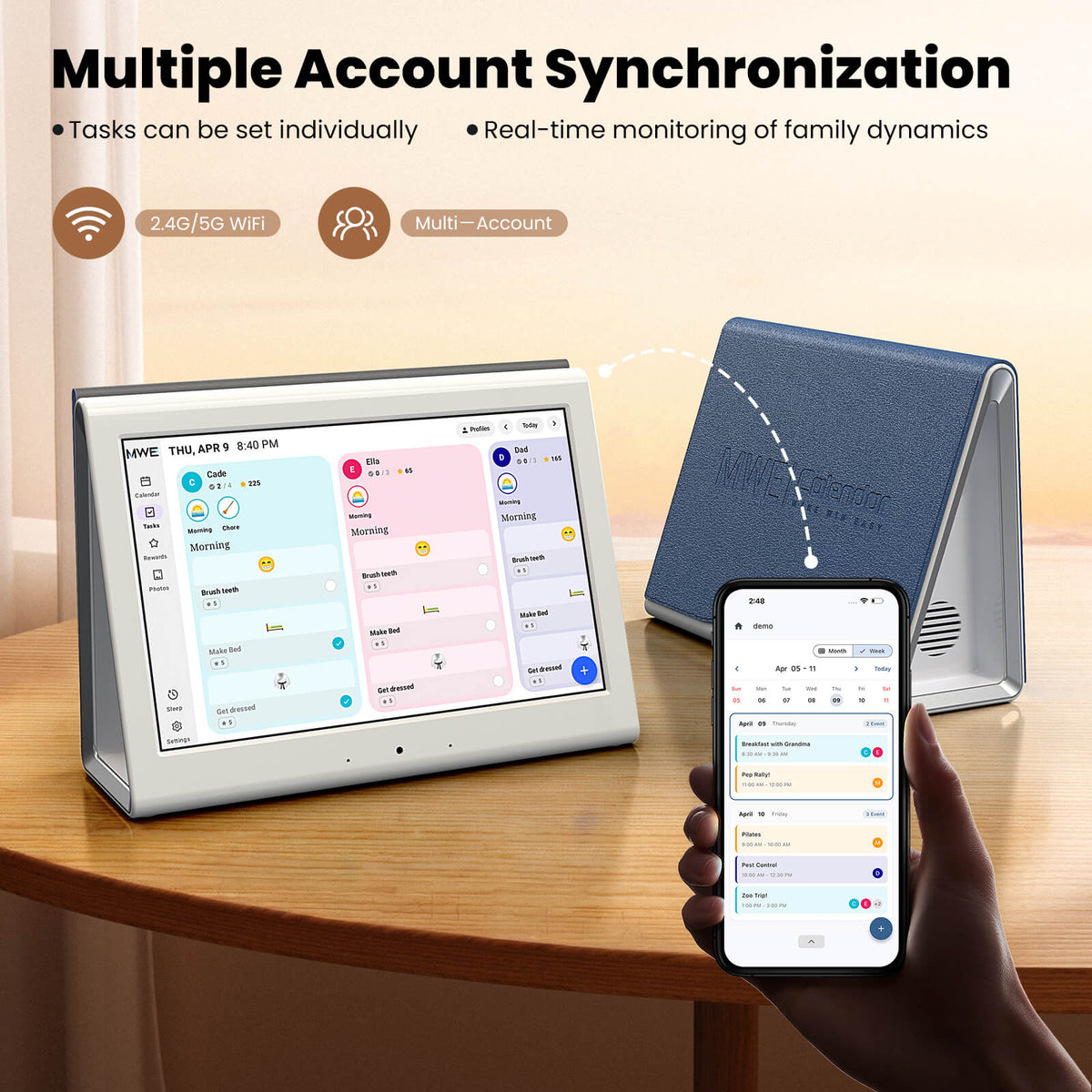 HARZHI 10.1" Smart Digital Calendar