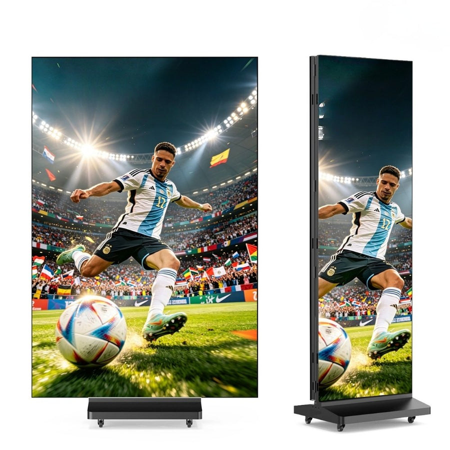 HARZHI Indoor Tri-Fold LED Poster Screen