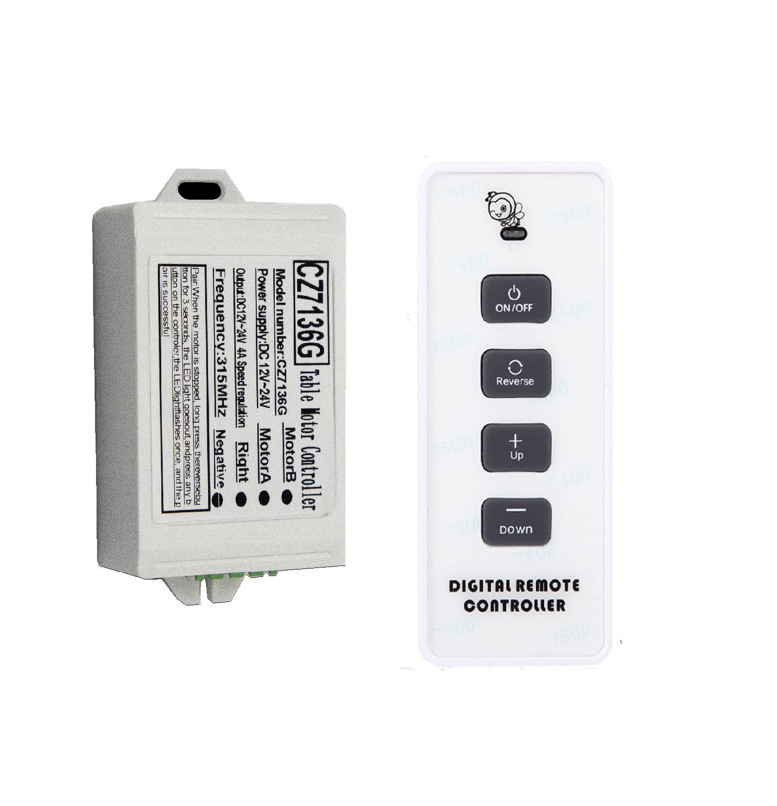 Remote control & controller box for 360 photo booth