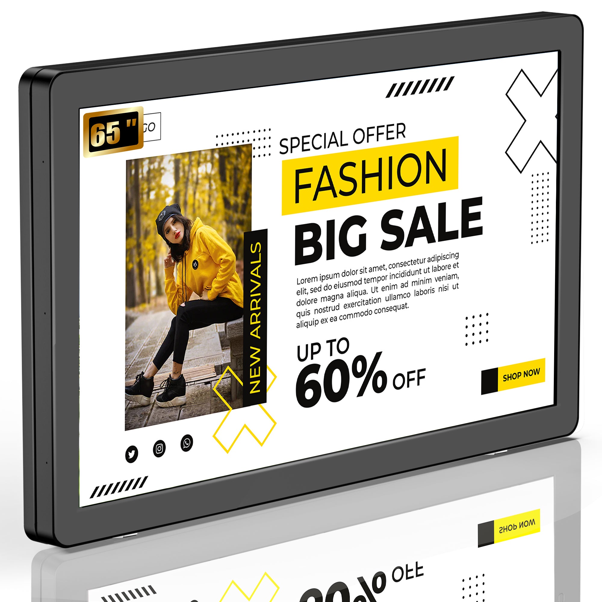YIXZSWD Outdoor Wallmounted Digital Signage