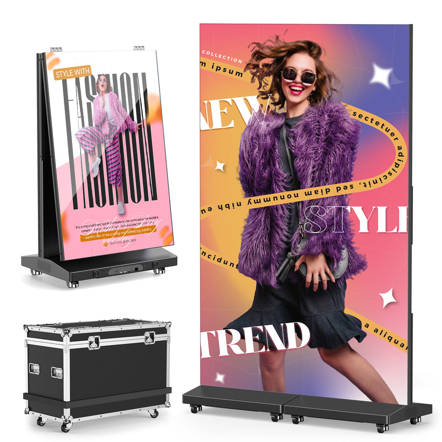 HARZHI 80" P1.86 Foldable LED Screen Display