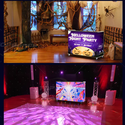 YIXZSWD DJ Booth With LED screen