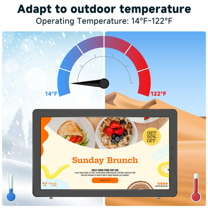 YIXZSWD Outdoor Wallmounted Digital Signage