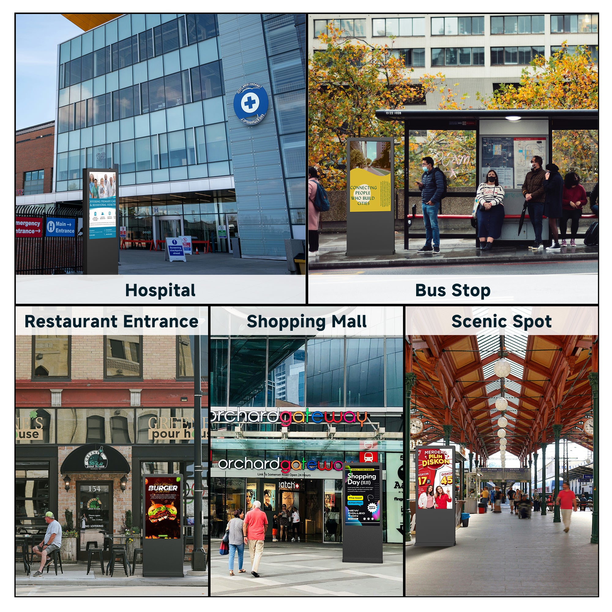 YIXZSWD Outdoor Digital Signage Display