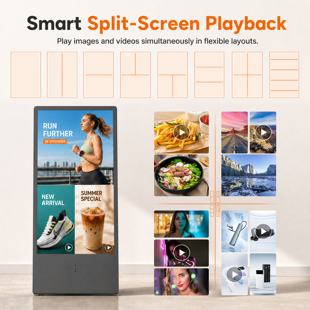 HARZHI A-Frame  Outdoor Digital Signage