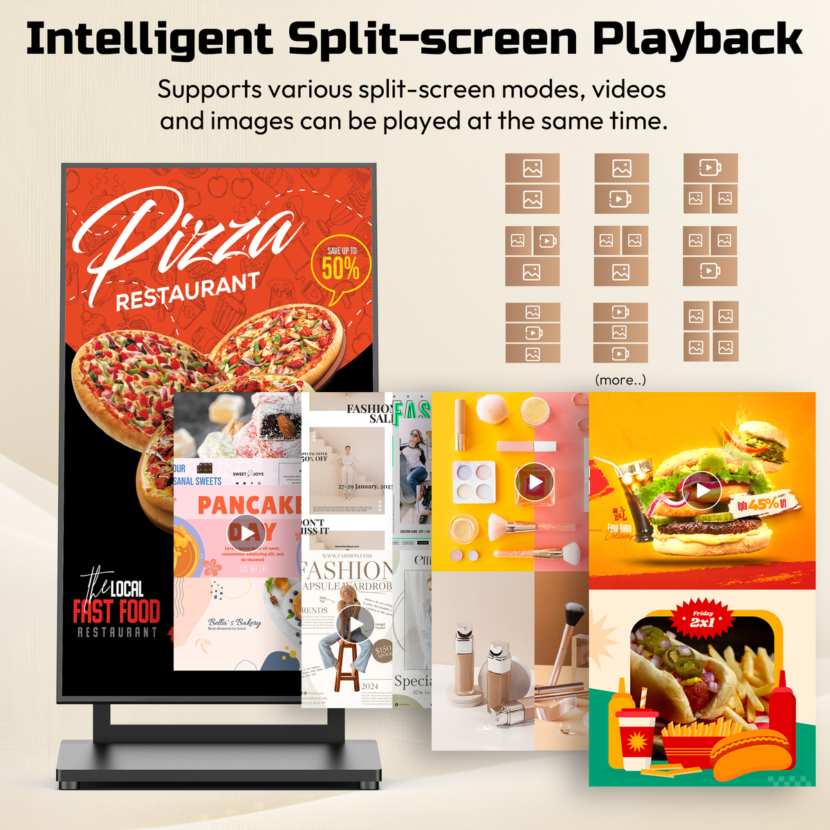 HARZHI A-Frame Indoor Digital Signage