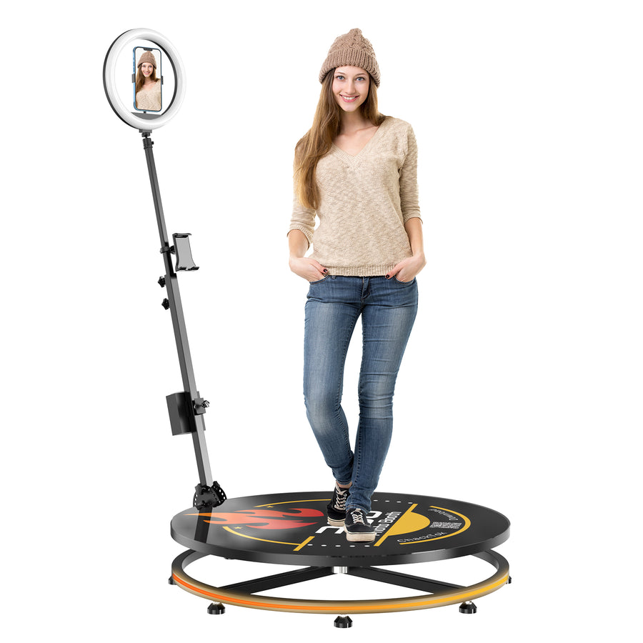 HARZHI 22.5 Inch 360 Photo Booth CD Model for compact event rentals