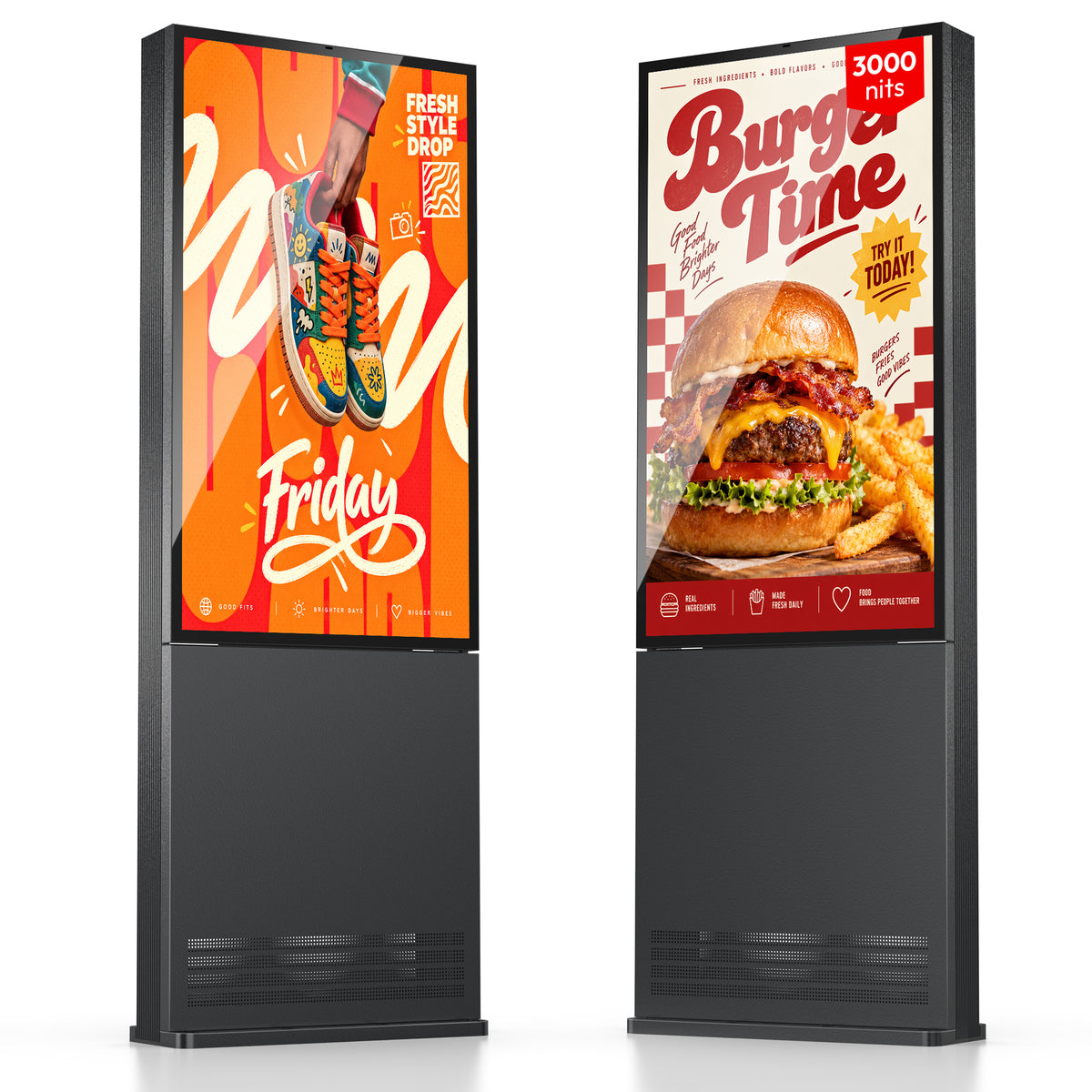 YIXZSWD Outdoor Digital Signage Display with 3000nits