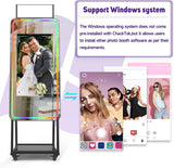 HARZHI 49" Magic Mirror Photo Booth