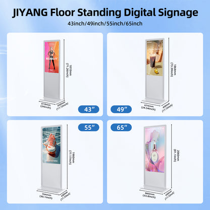 YIXZSWD White Indoor Digital Signage Display