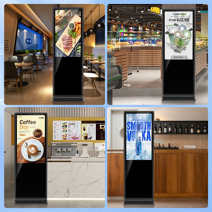 YIXZSWD Black Indoor Digital Signage Display