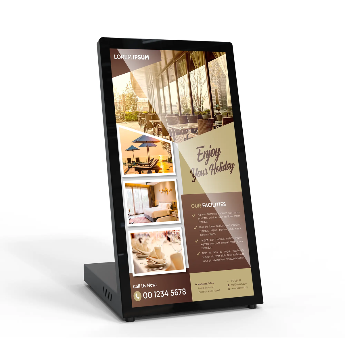 HARZHI Table Touch Screen Digital Display 8.0" - 14"