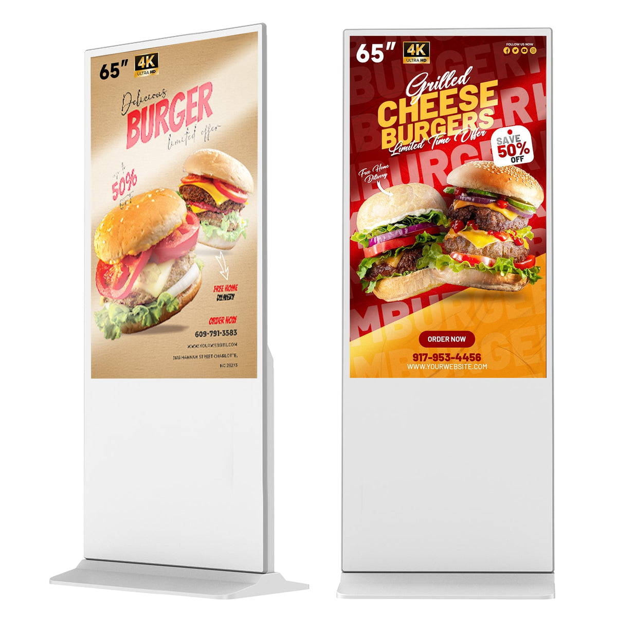 HARZHI Floor standing Digital Signage 32" - 65"
