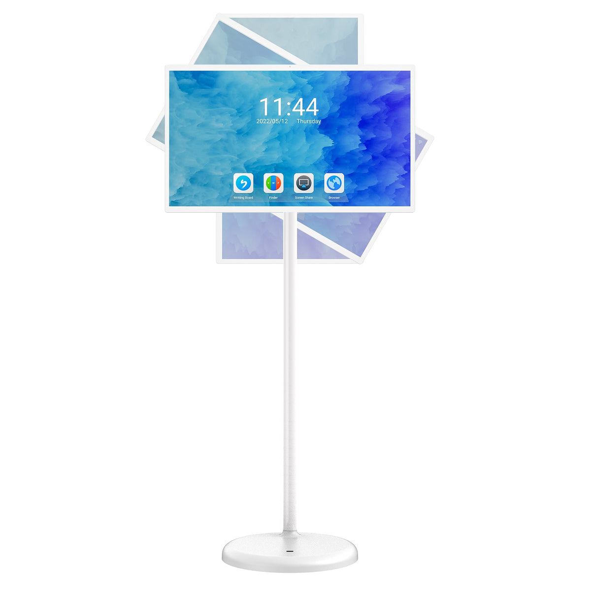 HARZHI Portable TV on Wheels Smart Touch Screen