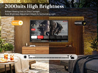 HARZHI 4K Ultra-Bright Outdoor Smart TV (55" / 65" / 75")