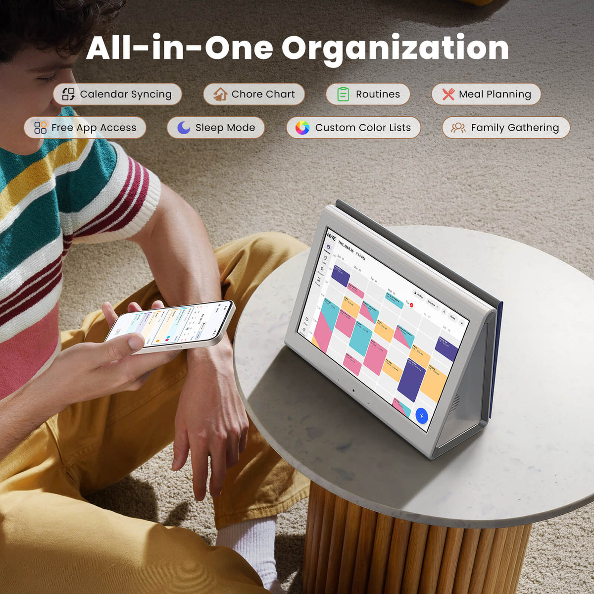 HARZHI 10.1" Smart Digital Calendar