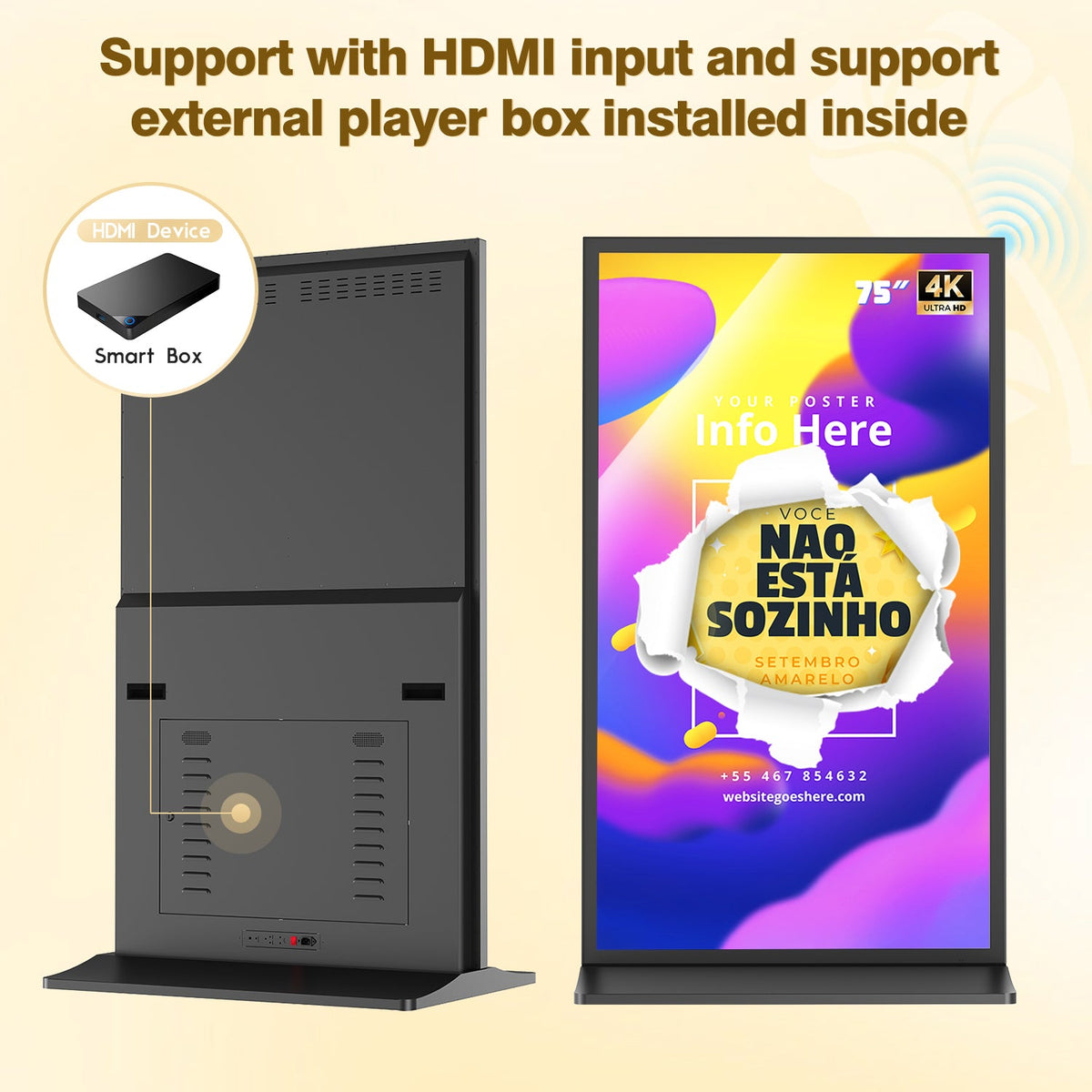 HARZHI Full Screen Digital Signage