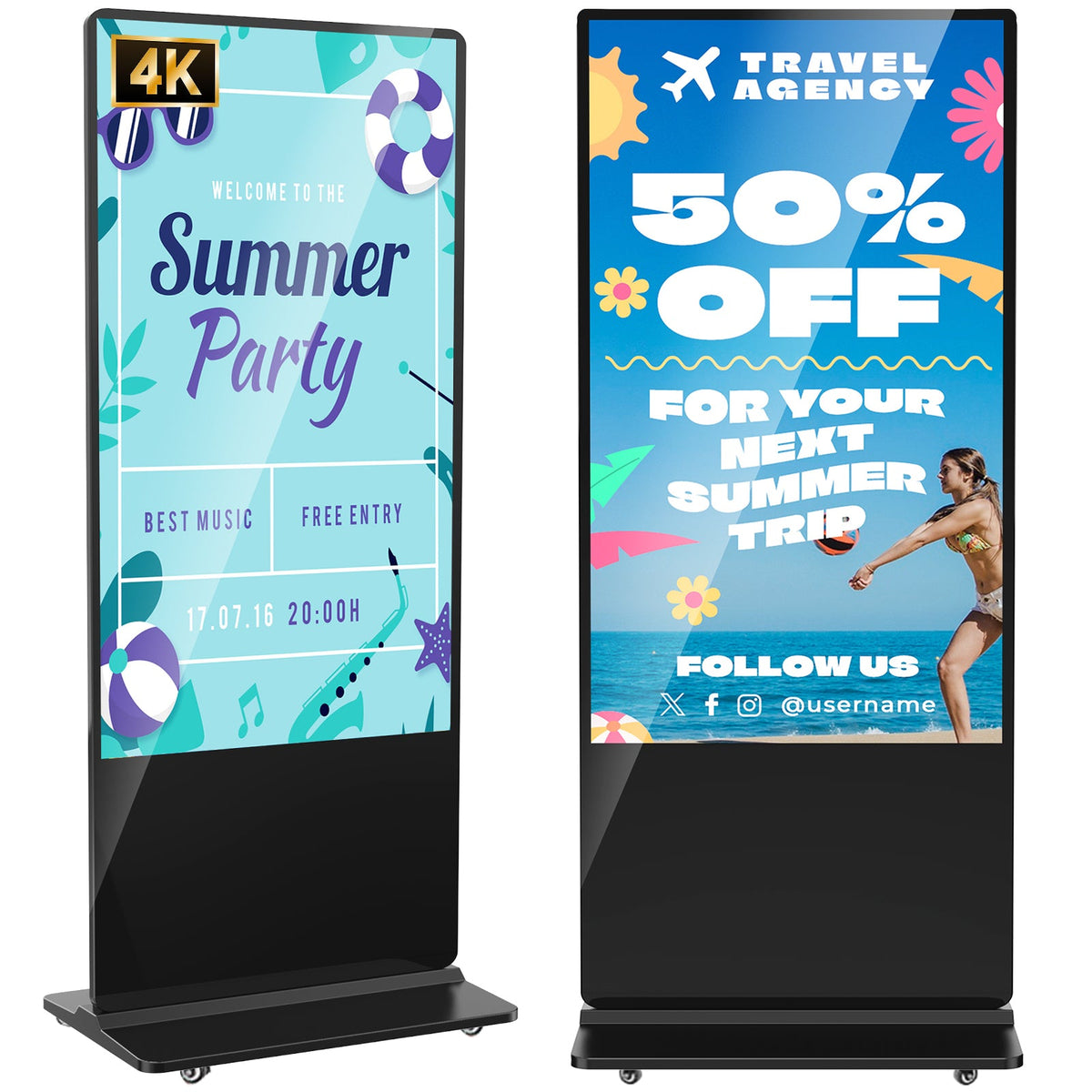 HARZHI Floor standing Digital Signage 32" - 65"