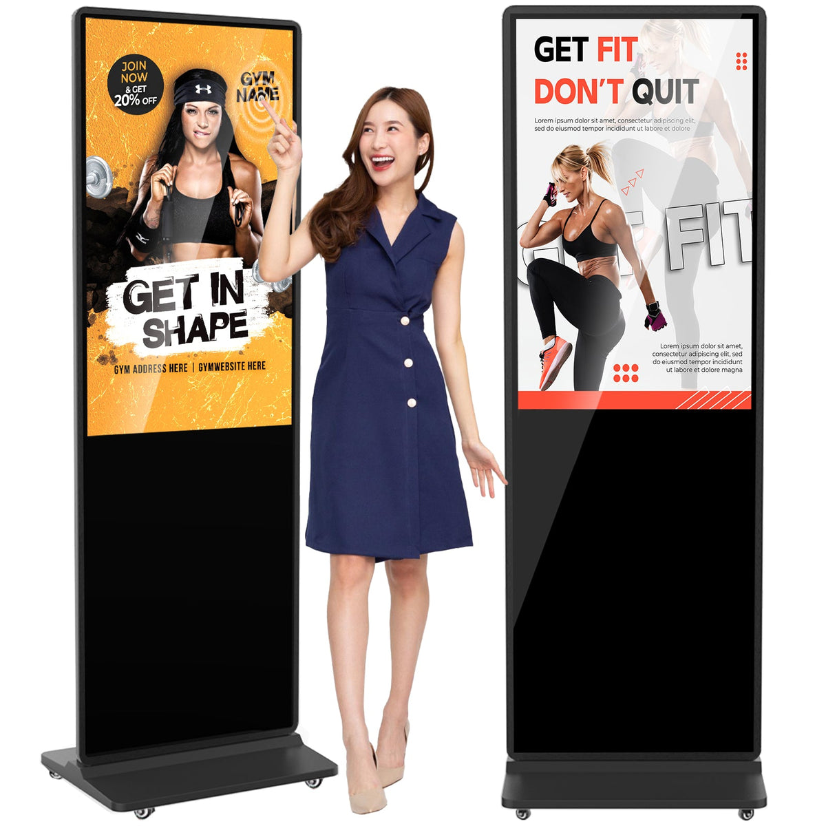 HARZHI Floor standing Digital Signage 32" - 65"