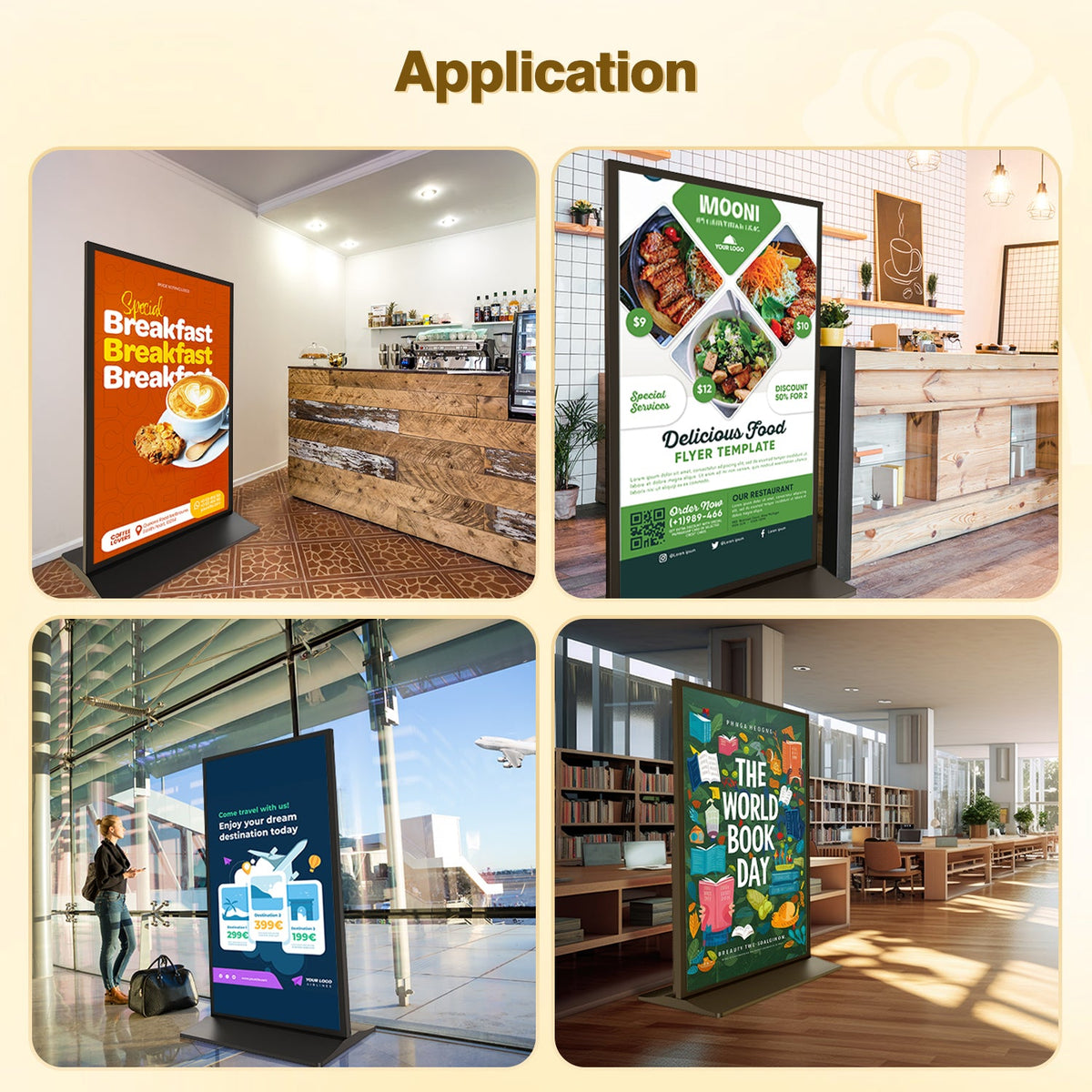 HARZHI Full Screen Digital Signage