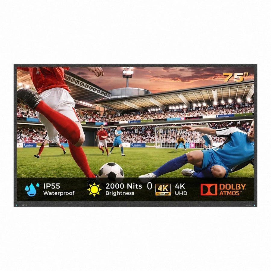 HARZHI 4K Ultra-Bright Outdoor Smart TV (55" / 65" / 75")