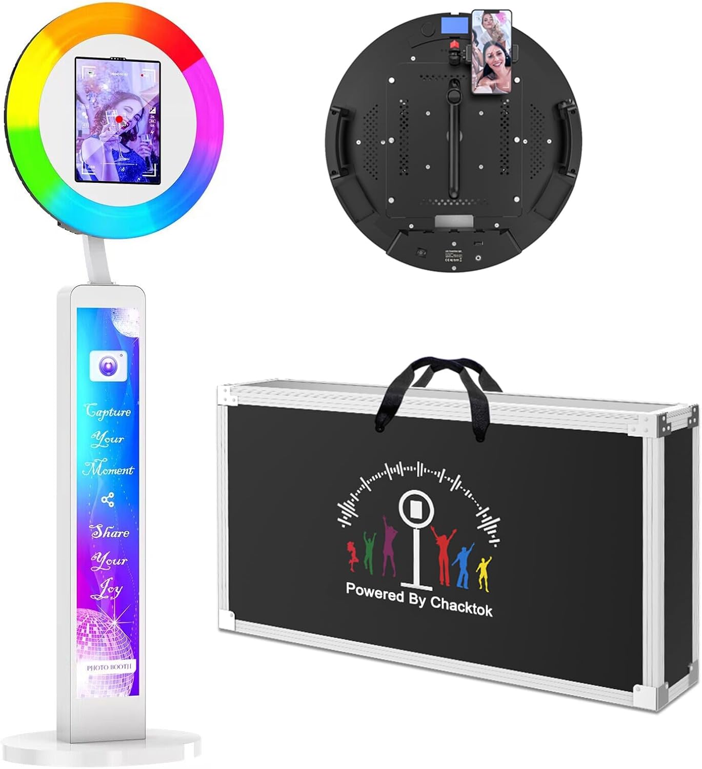 HARZHI 2-in-1 Roaming Photo Booth(Lightbox)