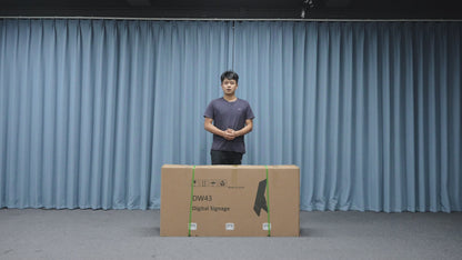 YIXZSWD 43inch Rechargeable Outdoor Digital Signage Display